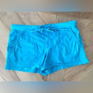 a.n.a Blue Athletic Shorts with Elastic Waistband